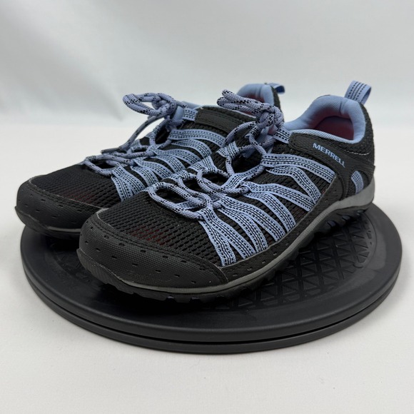 Merrell Shoes - Merrell Womens Black Lavender Lustre Mesh‎ Hiking Shoes J301970C Size 9
